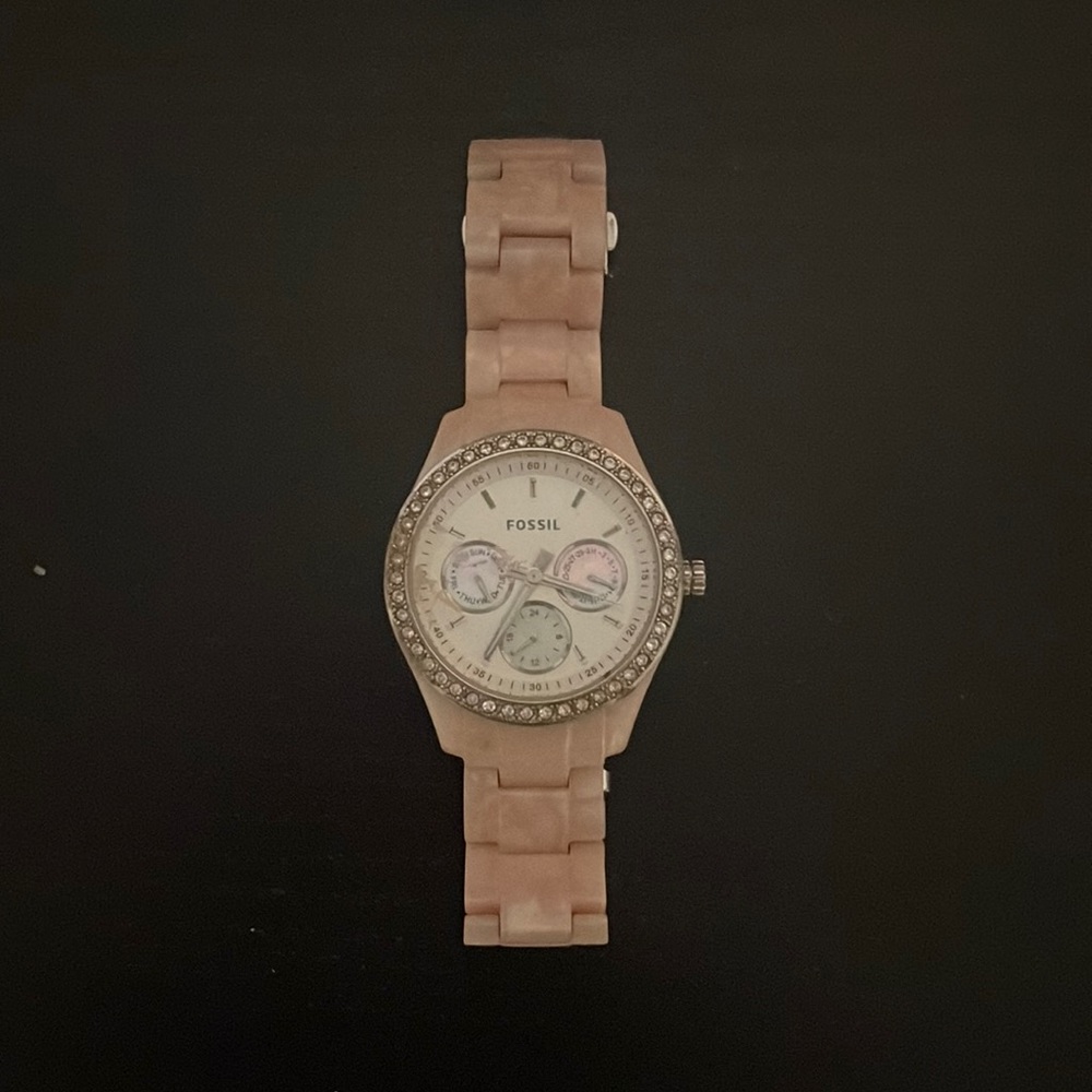 Fossil acrylic watch